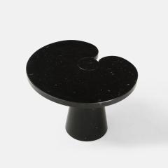 Angelo Mangiarotti Black Marquina Marble Low Side Table with Skipper Label by Angelo Mangiarotti - 2301081