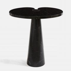 Angelo Mangiarotti Black Marquina Marble Side Table - 1253654