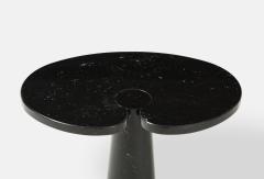 Angelo Mangiarotti Black Marquina Marble Side Table with Skipper Label by Angelo Mangiarotti - 2301092