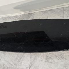 Angelo Mangiarotti Black Marquina marble Eros console table by Angelo Mangiarotti  - 4287327