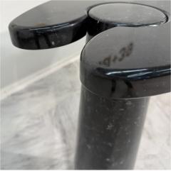 Angelo Mangiarotti Black Marquina marble Eros console table by Angelo Mangiarotti  - 4287330