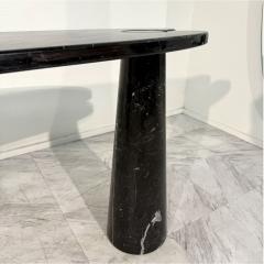 Angelo Mangiarotti Black Marquina marble Eros console table by Angelo Mangiarotti  - 4287332