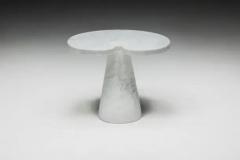 Angelo Mangiarotti Carrara Marble Side Table by Angelo Mangiarotti for Skipper Italy 1970s - 3498932