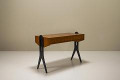Angelo Mangiarotti Desk In Teak In The Style Of Angelo Mangiarotti Italy 1950s - 3364326