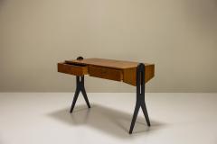 Angelo Mangiarotti Desk In Teak In The Style Of Angelo Mangiarotti Italy 1950s - 3364330