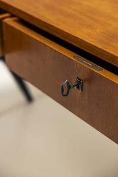Angelo Mangiarotti Desk In Teak In The Style Of Angelo Mangiarotti Italy 1950s - 3364332