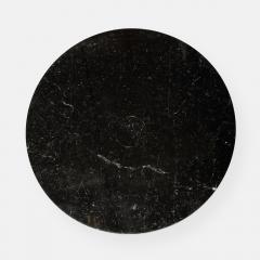 Angelo Mangiarotti Eros Nero Marquina Marble Round Dining or Center Table by Angelo Mangiarotti - 3280274