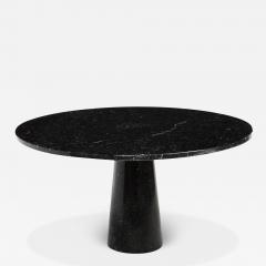 Angelo Mangiarotti Eros Nero Marquina Marble Round Dining or Center Table by Angelo Mangiarotti - 3281747