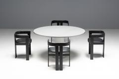 Angelo Mangiarotti Eros White Marble Dining Table by Angelo Mangiarotti for Skipper Italy 1970s - 4743784