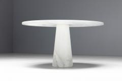 Angelo Mangiarotti Eros White Marble Dining Table by Angelo Mangiarotti for Skipper Italy 1970s - 4743793