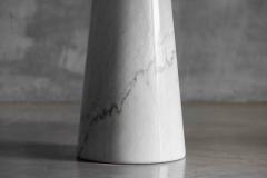 Angelo Mangiarotti Eros White Marble Dining Table by Angelo Mangiarotti for Skipper Italy 1970s - 4743813