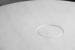 Angelo Mangiarotti Eros White Marble Dining Table by Angelo Mangiarotti for Skipper Italy 1970s - 4743844