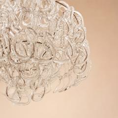 Angelo Mangiarotti Giogali Murano Glass Chandelier for Vistosi 1970 Italy - 4747547
