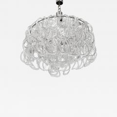 Angelo Mangiarotti Giogali Murano Glass Chandelier for Vistosi 1970 Italy - 4747608