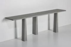 Angelo Mangiarotti Inca Console Table Angelo Mangiarotti Skipper Italian Design 1978 - 3896801