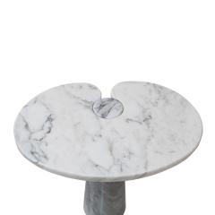 Angelo Mangiarotti Italian Eros Carrara Marble Side Table by Angelo Mangiarotti for Skipper 1970 - 3981081