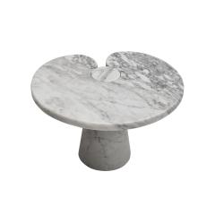 Angelo Mangiarotti Italian Eros Carrara Marble Side Tables by Angelo Mangiarotti for Skipper 1970  - 3981122