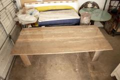 Angelo Mangiarotti Italian Modern Travertine Center Table or Desk Designed by Angelo Mangiarotti - 4265404