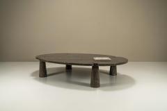 Angelo Mangiarotti Large Coffee Table Model Eros In Marble By Angelo Mangiarotti Italy 1971 - 3325797