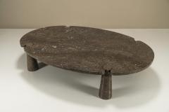 Angelo Mangiarotti Large Coffee Table Model Eros In Marble By Angelo Mangiarotti Italy 1971 - 3325802