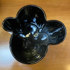 Angelo Mangiarotti M6 Black Wavy Ceramic Vases by Angelo Mangiarotti for Fratelli Brambilla - 1599842