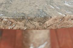 Angelo Mangiarotti MANGIAROTTI GREY MARBLE DINING TABLE - 3303043