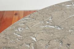 Angelo Mangiarotti MANGIAROTTI GREY MARBLE DINING TABLE - 3303063