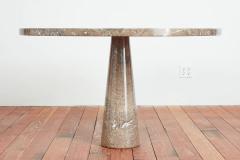 Angelo Mangiarotti MANGIAROTTI GREY MARBLE DINING TABLE - 3303206