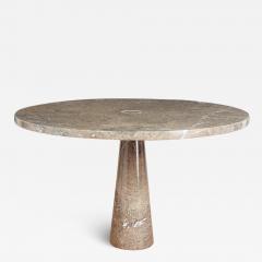 Angelo Mangiarotti MANGIAROTTI GREY MARBLE DINING TABLE - 3304552