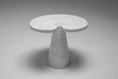 Angelo Mangiarotti Mangiarotti Carrara Marble Side Table Eros series for Skipper 1970s - 1679584