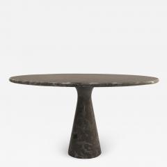 Angelo Mangiarotti Mid Century Angelo Mangiarotti Round Marble Dining Table Italy 1969s - 2326473