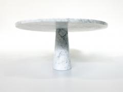 Angelo Mangiarotti Mid Century White Marble Dining Table by Angelo Mangiarotti - 3226117