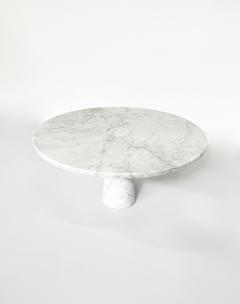 Angelo Mangiarotti Mid Century White Marble Dining Table by Angelo Mangiarotti - 3226119