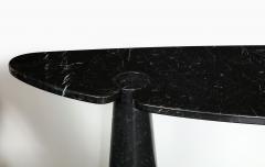 Angelo Mangiarotti Nero Marquina Marble Console from Eros Series by Angelo Mangiarotti - 3112457