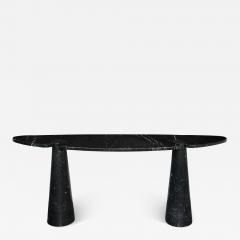 Angelo Mangiarotti Nero Marquina Marble Console from Eros Series by Angelo Mangiarotti - 3116057