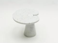 Angelo Mangiarotti Original Angelo Magiarotti marble side table Eros Series Italy 1970s - 1687608