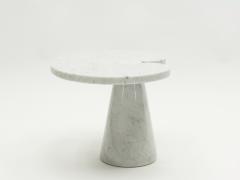 Angelo Mangiarotti Original Angelo Magiarotti marble side table Eros Series Italy 1970s - 1687609