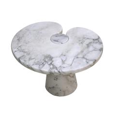 Angelo Mangiarotti Original Angelo Mangiarotti Italian Eros Carrara Arabescato Marble Side Tables - 2204265