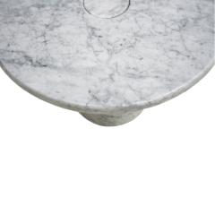Angelo Mangiarotti Original Angelo Mangiarotti Italian Eros Carrara Marbel Side Table - 2096694
