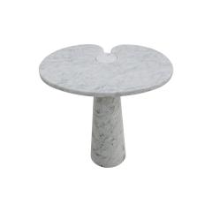 Angelo Mangiarotti Original Angelo Mangiarotti Italian Eros Carrara Marbel Side Table - 2096730