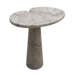 Angelo Mangiarotti Original Angelo Mangiarotti Italian Eros Carrara Marbel Side Table - 2476892