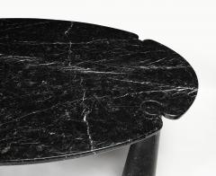 Angelo Mangiarotti Oval Marquina Black Marble Dining Table by Angelo Mangiarotti - 3793243