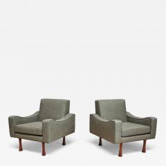 Angelo Mangiarotti Pair of Angelo Mangiarotti Armchairs La Sorgente Dei Mobili Italy 1970s - 4319408