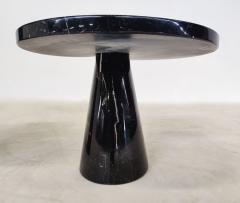 Angelo Mangiarotti Pair of Black Eros Marble Side Tables by Angelo Mangiarotti - 3092704