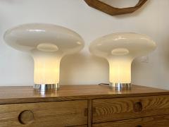 Angelo Mangiarotti Pair of Lesbo Lamps Murano Glass by Angelo Mangiarotti for Artemide Italy 1970 - 3087144