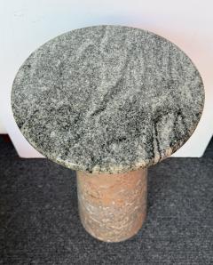 Angelo Mangiarotti Pair of Marble Side Tables Italy 1980s - 4410965