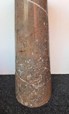 Angelo Mangiarotti Pair of Marble Side Tables Italy 1980s - 4410967