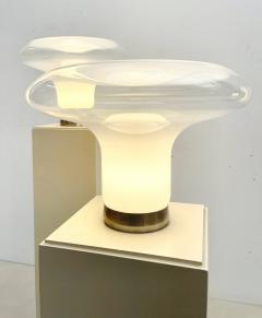 Angelo Mangiarotti Pair of Mid Century Murano Glass Lesbo Table Lamps by Angelo Mangiarotti - 2533417