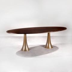 Angelo Mangiarotti Rare Oval Dining Table - 2262693