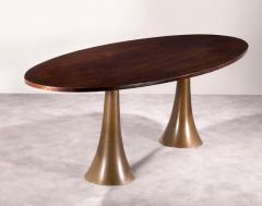 Angelo Mangiarotti Rare Oval Dining Table - 2262694